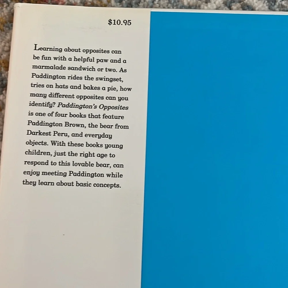 Paddington's opposites Hardcover – January 1, 1990 by Michael BOND Vintage EUC